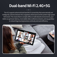 Tablette Android 12 Pouces Processeur Octa-Cœur MTK6769 Wi-Fi 2.4G+5G Écran Incell 6+128Go pour le Divertissement