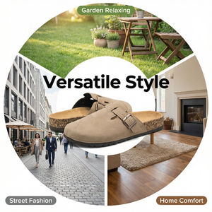 Sandalias Birkenstock unisex con suela de corcho natural - Diseño minimalista para uso diario versátil, ligeras y cómodas - Product Image 6