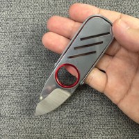 Couteau pliant portable Sibiot en acier inoxydable, porte-clés, coupe-boîte, ouvre-bouteille, anneau, ouvre-fruits, EDC, vente en gros, cadeau, modèle K80
