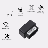 Mini Rastreador GPS OBD HST VO40-4G, 4G LTE Inalámbrico, Plug & Play, Rastreo en Tiempo Real, Almacenamiento en la Nube, Compatible con Android/iOS/PC