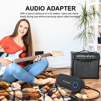 Nuevo Adaptador de Audio Inalámbrico Portátil Manos Libres, Convertidor AUX para Automóvil, Receptor USB para Computadora, Transmisor de Música