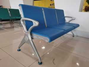 Banc d'attente moderne 3 places avec structure métallique pour aéroports, écoles, ateliers et salles d'attente d'hôpitaux - Product Image 5
