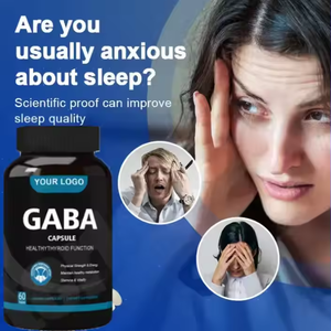 Ausreson <span class=keywords><strong>GABA</strong></span> 5-HTPカプセル健康睡眠OEMサプリメント500mg有機L-テアニンガバカプセル - Product Image 3