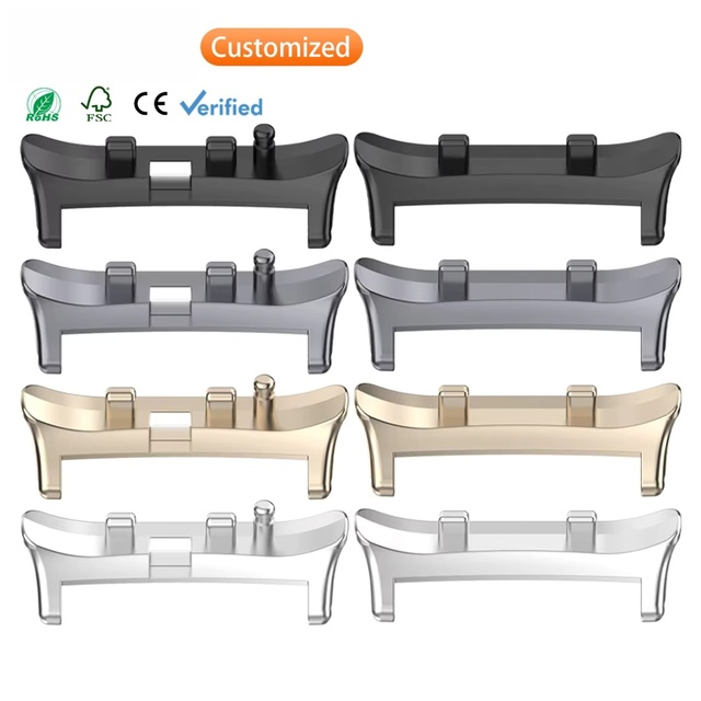 HUANLONG 1 Pair Stainless Steel Watch Adapter for D2 Smart Watch Strap & Band Accessories