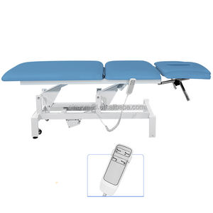 Многофункциональная стабильная электрическая косметологическая кушетка-кресло с тремя секциями для массажа, акупунктуры, татуажа и косметических процедур - Product Image 1