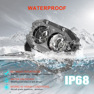 Luz Antiniebla LED Blanca y Amarilla de Haz Amplio y Concentrado de 6D, Luz LED de Conducción Súper Brillante de 30W, <span class=keywords><strong>4</strong></span> Pulgadas, 24V, 12V - Product Image 5