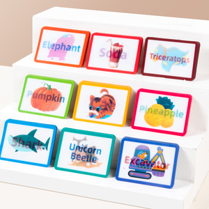 <span class=keywords><strong>Autismo</strong></span> precoce personalizzato apprendimento 3D <span class=keywords><strong>cognitivo</strong></span> Flash card giocattoli educativi parola inglese gioco educativo prescolare giocattoli educativi per bambini - Product Image 6