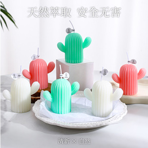 Vela Aromática de Cactus, Diseño Minimalista Hecho a Mano, Decoración para el Hogar, Regalo con Fragancia Fresca - Product Image 5