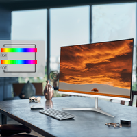 QiHui OEM échantillon gratuit bon marché 24 pouces moniteur IPS LED écran PC de bureau 4ms LCD moniteur d'ordinateur 1920x1080P