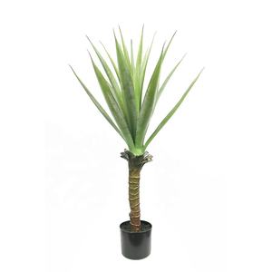 Planta Artificial de Agave de 100 cm con Maceta, Suculenta Escultural para Decoración Moderna y Minimalista del Hogar u Oficina - Product Image 1