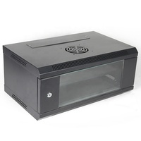Baie de serveur 9U 19'' en acier, armoire réseau de centre de données sur pied 600mm, noire, protection IP20, certifiée CE ROHS, en stock