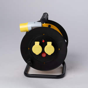 Cavo Industriale SJTW con Interruttore Termico CE, Impermeabile IP44 16A 3x1.5/2.5mm 110V, Bobina per Esterni, Scorte Limitate - Product Image 1