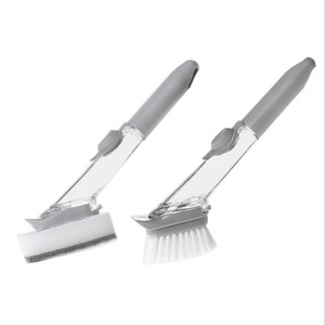 Upgraded Kitchen Soap Dispensing Dish <b>Brush</b> for Pot Pan Sink Cleaning - Product Image 3