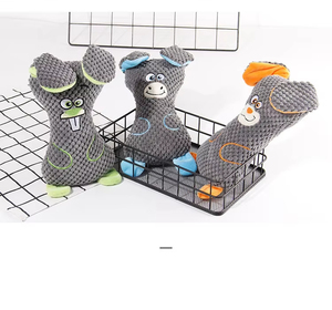 Juguete de Peluche con Forma de Dibujo Animado para Perros, Resistente a Mordidas, para Limpieza Dental, con Sonido, en Oferta - Product Image 3