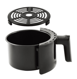 <span class=keywords><strong>Friggitrice</strong></span> ad Aria Elettrica Digitale Moderna da <span class=keywords><strong>2</strong></span> <span class=keywords><strong>Litri</strong></span>, Piccola, Visibile, con Timer Meccanico e Controllo della Temperatura, in Acciaio Inossidabile per Uso Domestico - Product Image 6