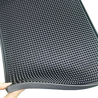 Tapis de bar en PVC antidérapant moulé sur mesure, accessoires de bar, dessous de verre pour bière, tapis de bar en caoutchouc durable