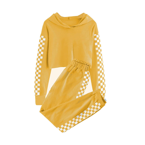Felpa ragazza Set nuovo arrivo felpe a maniche lunghe e <span class=keywords><strong>pantaloni</strong></span> della <span class=keywords><strong>tuta</strong></span> da ragazza autunno inverno bambini 2 pezzi abiti - Product Image 5