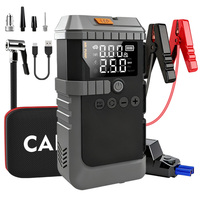 CARZIP OEM/ODM Démarreur de voiture 8000mAh 12V 800A Courant de pointe Compresseur d'air Kit d'urgence Gonfleur de pneus Lumière LED Moto