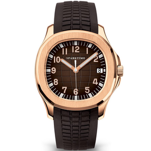 Reloj Deportivo de Lujo para Hombre SPARKTIME, Automático, Mecánico, Esfera Cuadrada, Cristal de Zafiro, Correa de Goma, Calendario, Alarma - Product Image 2