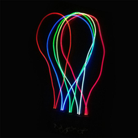 Lanière lumineuse LED en TPU pour badge d'identification, idéale pour concerts et KTV, portable, écologique, sérigraphiée, directement de l'usine
