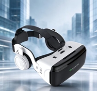 Kacamata VR Pintar Harga Terbaik 2026, Helm, Kotak Permainan Video, Teropong, Permainan VR, Kacamata Realitas Virtual dengan Headphone