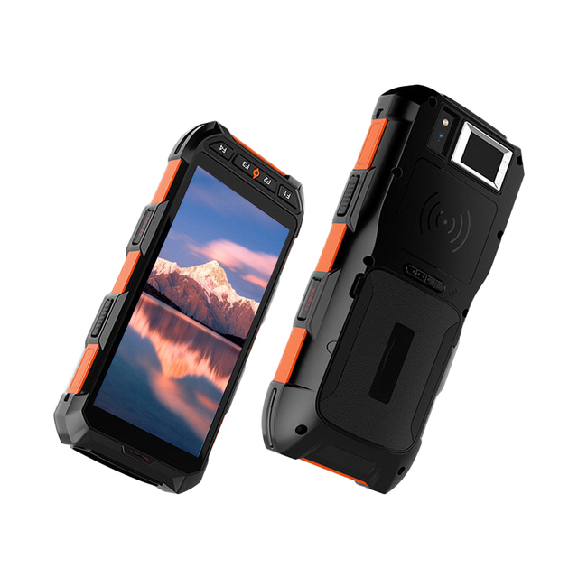 Android 13 5.5-Inch 4GB RAM Octa-Core 5200mAh Biometric Security Handheld PDA Fingerprint Reader NFC Enabled 13.56MHz RFID 64GB