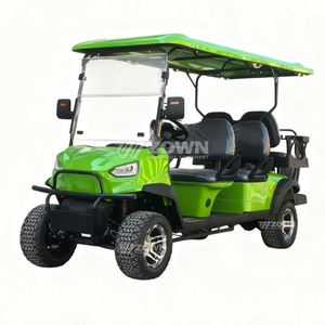 Carrito de Golf Plegable Premium para 6 Personas con Parabrisas y Asientos Traseros para Servicio de Turismo en Sitios Turísticos Ecológicos - Product Image 2