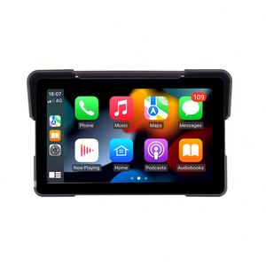 5 Inch Motorcycle Screen GPS Navigation IP6 Waterproof Wireless Carplay & Android Auto Dashcam Compatible for Motorcycle - Product Image 1