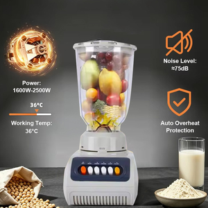 Licuadora Eléctrica Multifuncional 2 en 1 para el Hogar, Licuadora Doméstica de Gran Capacidad con Funciones de Exprimidor y Picadora de Carne - Product Image 6