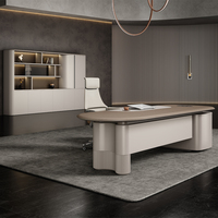 Meuble de bureau exécutif de luxe moderne Musen Modèle 052, bibliothèque commerciale, armoire de rangement pour dossiers, design MDF, serrure à clé