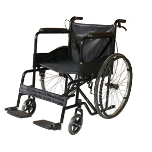 Fauteuil roulant manuel pliable léger avec frein en U pour personnes âgées et handicapées, aide à la mobilité - Product Image 5