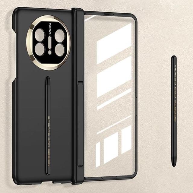 Wholesale For Huawei Mate X5 / X3 GKK Integrated Magnetic Folding Hinge Full Coverage Phone Case with Magnetic Pen