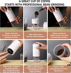 Molinillo de café eléctrico recargable USB portátil de gran oferta nuevo lanzado - Product Image 4