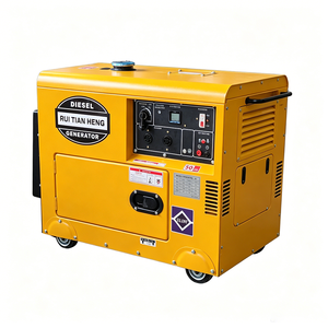 Generatore Diesel Portatile 8KW/8.5KVA EF9500TE Super Silenzioso Raffreddato ad Aria con Avviamento Elettrico 220V 380V Monofase / Trifase - Product Image 1