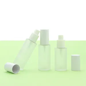Frosted Cosmetic Serum Oil Dropper Bottles 30ml 60ml 100ml 120ml Perfume Spray Shampoo Lotion Pump Glass Bottles