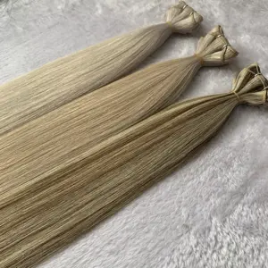 Super Double Long Hair Ratio > 80% Offer Wholesale Price Raw One Donor 100% Human Remy Hair Machine Made Weft Hair Bundles