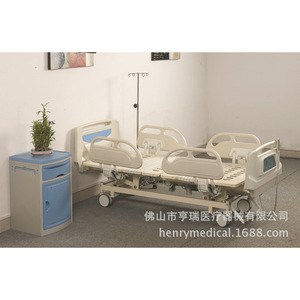 เตียงไฟฟ้าสำหรับโรงพยาบาล Hengrui รุ่น HR-851 ABS เตียง ICU ห้าฟังก์ชั่น สำหรับใช้ในโรงพยาบาล - Product Image 3