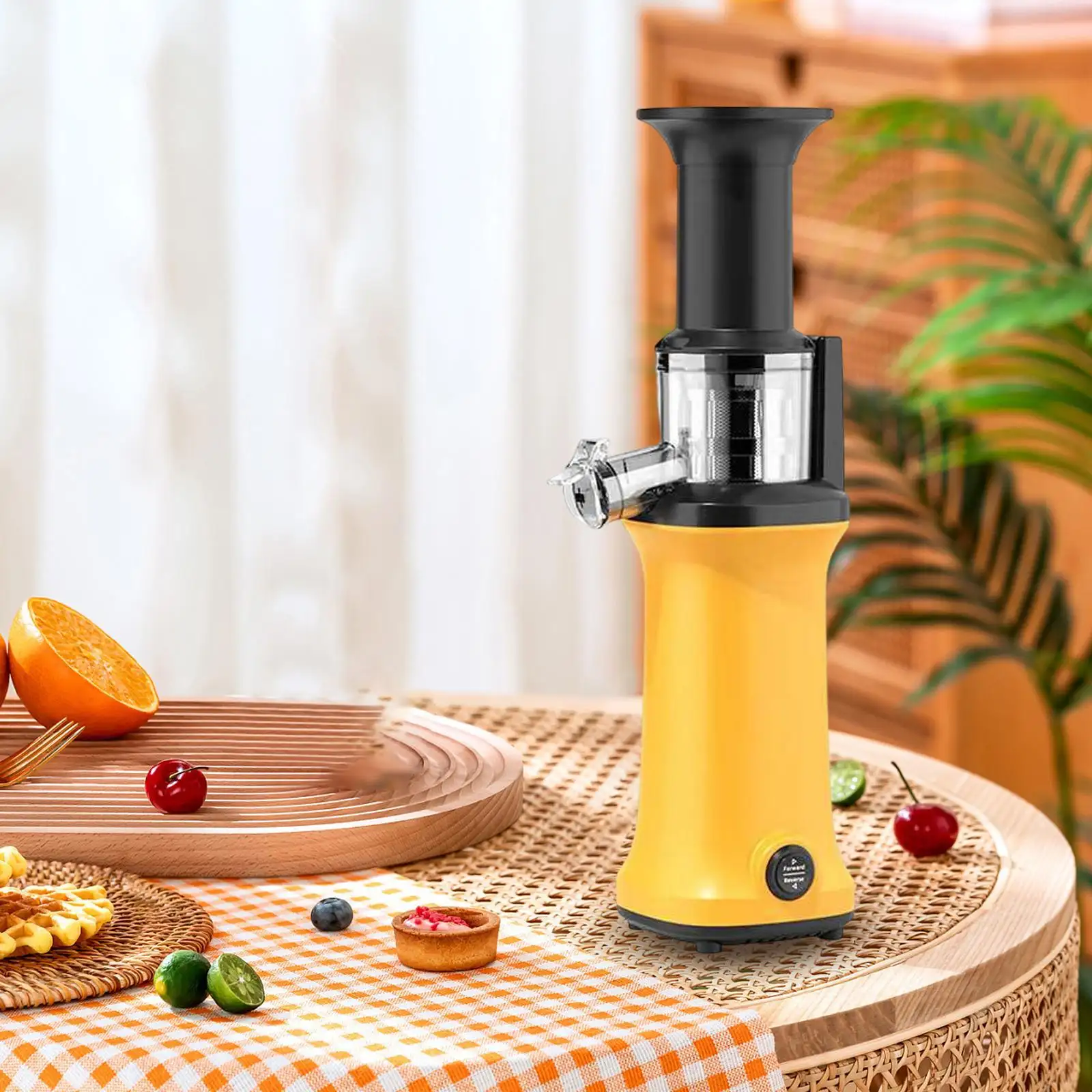 청소하게 쉬운, 느린 Juicer, BPA 자유로운, 조용한 MotorJuicer 기계, 반전 기능 & 찬 압박 과일 Juicer