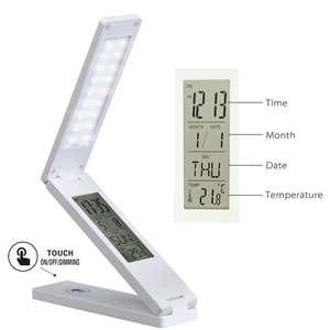 Foldable <span class=keywords><strong>led</strong></span> mini desk lamp stepless dimmer desk lamp USB - Product Image 2