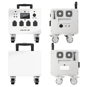 UNIXPOW OEM 1000W 2400W 3600W 6500W Station Portable à Batterie Lithium LiFePO4, Chargeur Solaire pour Voiture, Démarreur à Onde Sinusoïdale Pure - Product Image 2