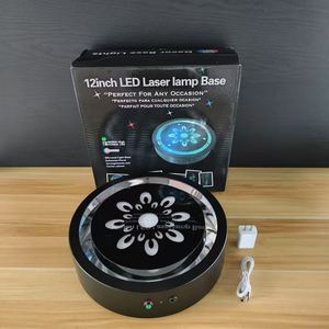 Base de luz LED láser Shisha Hookah de fábrica barata al por mayor Base de lámpara LED Hookah Lounge de 12 pulgadas - Product Image 1