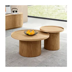 Nordic Modern Wooden Furniture Coffee Tables Living Room Ash Wood Outer Frame Birch Small Solid Wood Coffee Table Side Tea Table