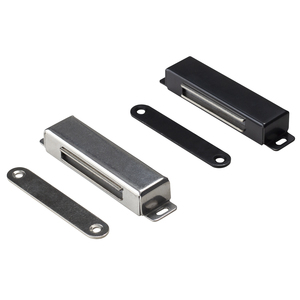 Pestillo <span class=keywords><strong>de</strong></span> puerta magnético <span class=keywords><strong>de</strong></span> acero inoxidable y negro resistente moderno, <span class=keywords><strong>cierre</strong></span> y <span class=keywords><strong>cierre</strong></span> <span class=keywords><strong>de</strong></span> puerta <span class=keywords><strong>con</strong></span> imán fuerte para puertas interiores <span class=keywords><strong>de</strong></span> puertas <span class=keywords><strong>de</strong></span> <span class=keywords><strong>vidrio</strong></span> - Product Image 2