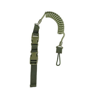 열쇠 고리 체인 손전등 사냥 액세서리에 대한 전술 안티 분실 탄성 끈 로프 스프링 안전 스트랩 벨트 로프 - Product Image 4