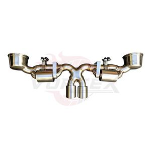 Système d'échappement Vortex Professional Series SS304 Valvetronic avec embouts de sortie doubles centraux pour Porsche 992 GT3 4.0L 2022-2025 - Product Image 1