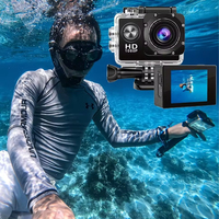 5K Sport 1080P Video 64mp Foto Waterdichte Actie Digitale Camera Helm Motorfiets Gebruik Met Verborgen Opnamefunctie