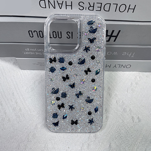 Para Redmi <span class=keywords><strong>Note</strong></span> 13 Pro Glitter Butterfly Diamond Funda de teléfono de lujo para iPhone 15 Pro Max Fundas de teléfono móvil de diamantes de imitación hechas a mano - Product Image 4
