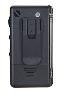 <span class=keywords><strong>Radio</strong></span> AM/FM portátil con sintonización manual, <span class=keywords><strong>radio</strong></span> <span class=keywords><strong>de</strong></span> emergencia, altavoz incorporado, conector para auriculares, funciona con 2 pilas AA para viajes y campamentos - Product Image 5