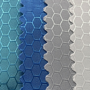 <span class=keywords><strong>Tela</strong></span> Oxford <span class=keywords><strong>de</strong></span> Poliéster Ripstop Honeycomb 210d DWR con Revestimiento <span class=keywords><strong>de</strong></span> PU - Product Image 2