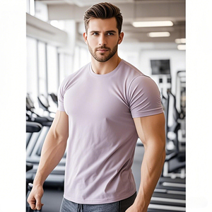 Camiseta de Verano Personalizada de Algodón para Hombre, Cuello Redondo, Estampado Formal, Transpirable, de Secado Rápido, Talla Grande - Product Image 6